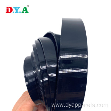 Waterproof TPU Coated Nylon Webbing 30mm Black